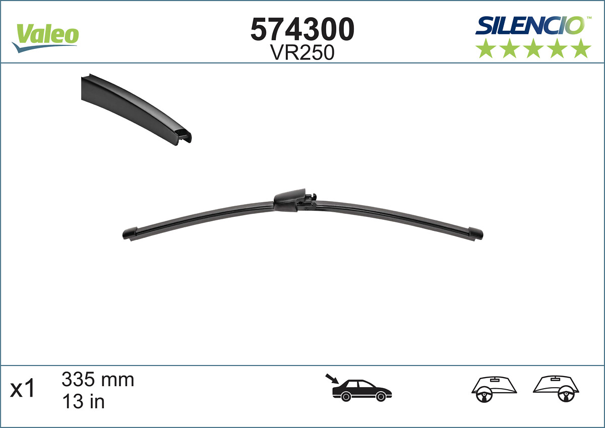Wiper Blade - 574300 VALEO